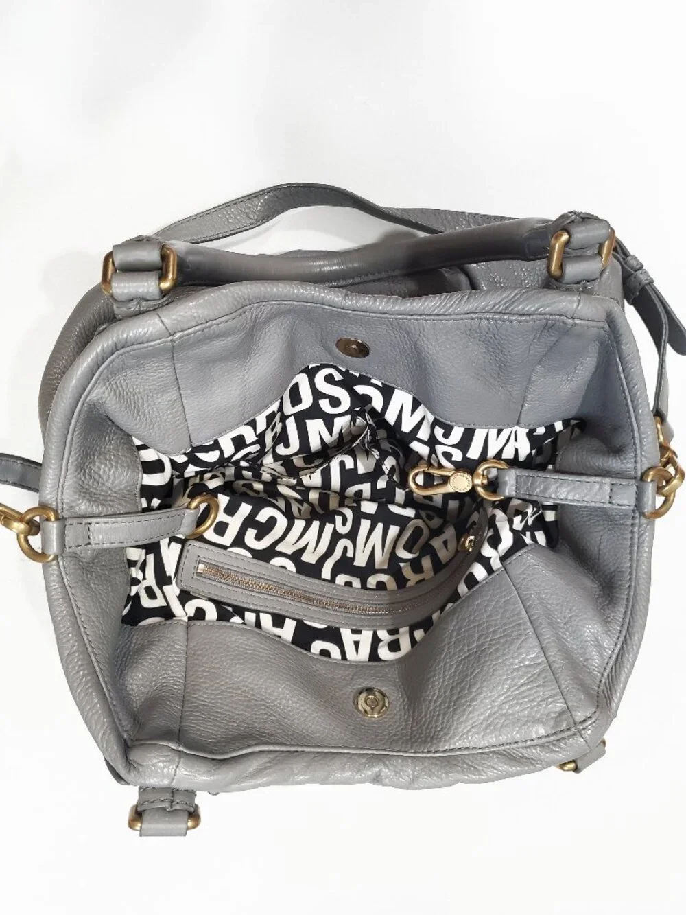 Marc by Marc Jacobs Classic Q Fran Handbag Gray